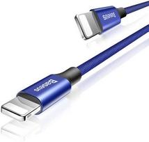 usb lightning laidas baseus - Baseus Yiven USB To Apple Lightning Cable 1.2m Navy Blue - 5 nuotrauka