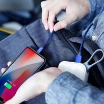 usb lightning laidas baseus - Baseus Yiven USB To Apple Lightning Cable 1.2m Navy Blue - 8 nuotrauka