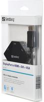 adapteris dvi to hdmi - Sandberg DisplayPort to HDMI/DVI/VGA Adapter 509-11 - 2 nuotrauka
