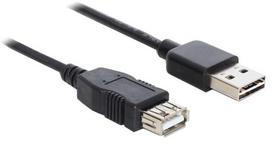 usb to usb c cable 2 m - Delock Cable USB to USB Black 1 m - 1 nuotrauka