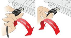 usb to usb c cable 2 m - Delock Cable USB to USB Black 1 m - 4 nuotrauka