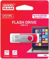 usb 3.0 128gb - GoodRam Twister 128GB Red (Raudonas) - 2 nuotrauka