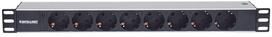 ilgintuva rite - Intellinet Power Strip Rack 19'' 1.5U 250V/16A 8xSchuko 1.6m - 2 nuotrauka