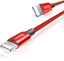 iphone pakrovejas ikroviklis - Baseus Yiven USB to Apple Lightning Cable 1.2m Red - 3 nuotrauka