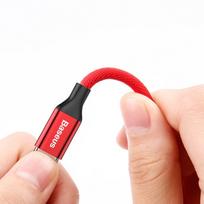 iphone pakrovejas ikroviklis - Baseus Yiven USB to Apple Lightning Cable 1.2m Red - 6 nuotrauka
