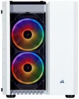 micro atx baltas korpusas - Corsair PC Case Crystal 280X RGB Tempered Glass White - 2 nuotrauka