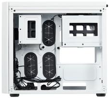 micro atx baltas korpusas - Corsair PC Case Crystal 280X RGB Tempered Glass White - 4 nuotrauka