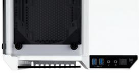 micro atx baltas korpusas - Corsair PC Case Crystal 280X RGB Tempered Glass White - 5 nuotrauka