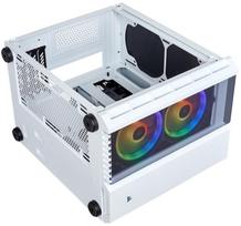 micro atx baltas korpusas - Corsair PC Case Crystal 280X RGB Tempered Glass White - 14 nuotrauka