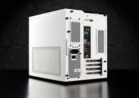 micro atx baltas korpusas - Corsair PC Case Crystal 280X RGB Tempered Glass White - 20 nuotrauka