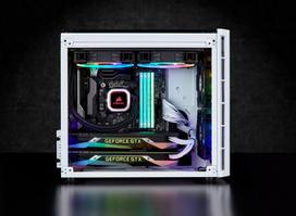 micro atx baltas korpusas - Corsair PC Case Crystal 280X RGB Tempered Glass White - 23 nuotrauka