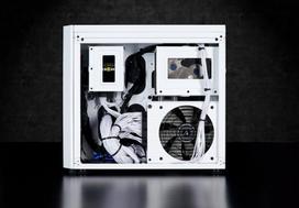 micro atx baltas korpusas - Corsair PC Case Crystal 280X RGB Tempered Glass White - 25 nuotrauka
