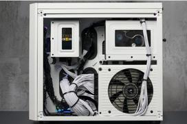 micro atx baltas korpusas - Corsair PC Case Crystal 280X RGB Tempered Glass White - 28 nuotrauka