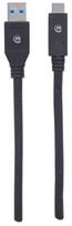 usb c 3 type c 3m - Manhattan USB To USB Type-C Black 3m - 4 nuotrauka