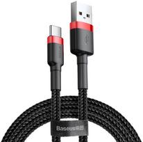 c type 3a baseus - Baseus Cafule USB To USB Type-C Cable 0.5m Black - 3 nuotrauka