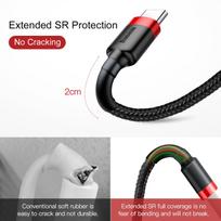 c type 3a baseus - Baseus Cafule USB To USB Type-C Cable 0.5m Black - 11 nuotrauka