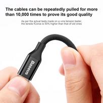 usb lightning laidas baseus - Baseus Yiven USB to Apple Lightning Cable 1.8m Black - 17 nuotrauka