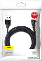 usb lightning laidas baseus - Baseus Yiven USB to Apple Lightning Cable 3m Black - 7 nuotrauka