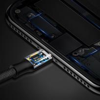 usb lightning laidas baseus - Baseus Yiven USB to Apple Lightning Cable 3m Black - 8 nuotrauka