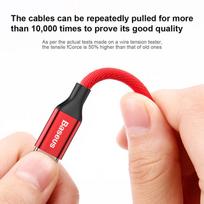 apple laidu - Baseus Yiven USB to Apple Lightning Cable 1.8m Red - 4 nuotrauka