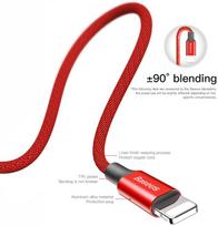 apple laidu - Baseus Yiven USB to Apple Lightning Cable 1.8m Red - 5 nuotrauka