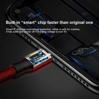apple laidu - Baseus Yiven USB to Apple Lightning Cable 1.8m Red - 9 nuotrauka