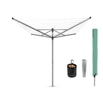 skalbiniams - Brabantia Lift-O-Matic besisukanti džiovykla, 50 m Grey - 2 nuotrauka