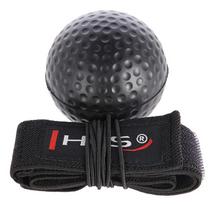 bokso rinkinys - Bokso reakcijos kamuoliukai HMS Boxing Reflex Ball Set, juoda/raudona - 3 nuotrauka