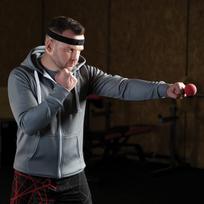 bokso rinkinys - Bokso reakcijos kamuoliukai HMS Boxing Reflex Ball Set, juoda/raudona - 8 nuotrauka