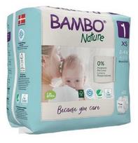 bambui -  BAMBO ekologiškos sauskelnės NATURE 1, 2–4 kg, 22 vnt. - 2 nuotrauka