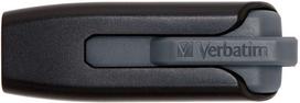 atmintine 128gb usb 2.0 - Verbatim Store 'n' Go V3 128GB Grey (Pilkas) - 1 nuotrauka