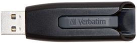 atmintine 128gb usb 2.0 - Verbatim Store 'n' Go V3 128GB Grey (Pilkas) - 3 nuotrauka