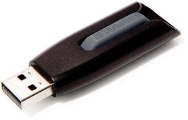 atmintine 128gb usb 2.0 - Verbatim Store 'n' Go V3 128GB Grey (Pilkas) - 4 nuotrauka