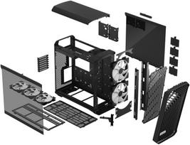 torrent lt - Fractal Design Torrent TG RGB Light Tint, juodas - 10 nuotrauka