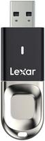 usb laikmenia - Lexar JumpDrive Fingerprint F35 32 GB, USB 3.0, Black - 2 nuotrauka