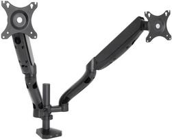 lcd stovas - Art Desk Holder For 2 Monitors 10-32" - 3 nuotrauka