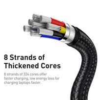 baseus usb c 100w cable - BASEUS Cafule Series Metal Data Cable Type-C to Type-C 100W 1m - 5 nuotrauka