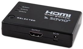hdmi switch -  Savio CL-28 HDMI Video Switch - 2 nuotrauka