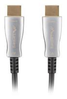 50m hdmi kabelis - Kabelis Lanberg, juoda/pilka, 50 m - 3 nuotrauka