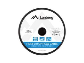 50m hdmi kabelis - Kabelis Lanberg, juoda/pilka, 50 m - 9 nuotrauka