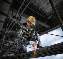 bosch 18v kampinis slifuoklis - Bosch GWS 18V-7, SOLO - 3 nuotrauka