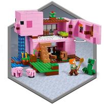 minecraft konstruktoriai - LEGO MINECRAFT Kiaulidė 21170  - 8 nuotrauka