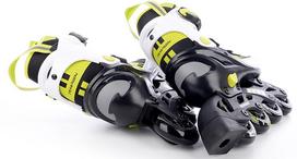 rieduciai paciuzos - Misty Duo Adjustable Ice/Inline Skates Size 37-40 - 11 nuotrauka