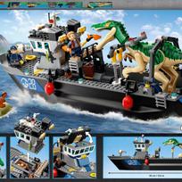 lego jurassic world - LEGO JURASSIC WORLD Dinozauro barionikso pabėgimas laivu 76942  - 3 nuotrauka