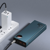 baseus 20000mah - Baseus PPLG-A03, 3000 mAh  (mėlynas) - 6 nuotrauka
