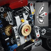 motociklu modeliukai - LEGO Technic Ducati Panigale V4 R 42107 - 11 nuotrauka