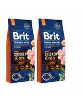 sunu maistas - Brit Premium by Nature Adult L 15 kg - 2 nuotrauka