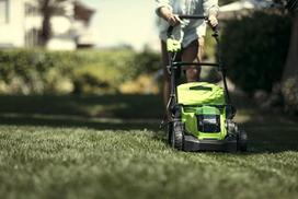 akumuliatorius zoliapjovei - Greenworks G40LM41K4 - 4 nuotrauka