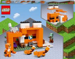 legajos - LEGO Minecraft Lapių buveinė 21178 - 4 nuotrauka