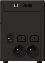ups 600 w - UPS Power Walker Line-Interactive 1200VA 2x 230V PL,2x IEC C13,RJ11/RJ45,USB,LCD - 4 nuotrauka
